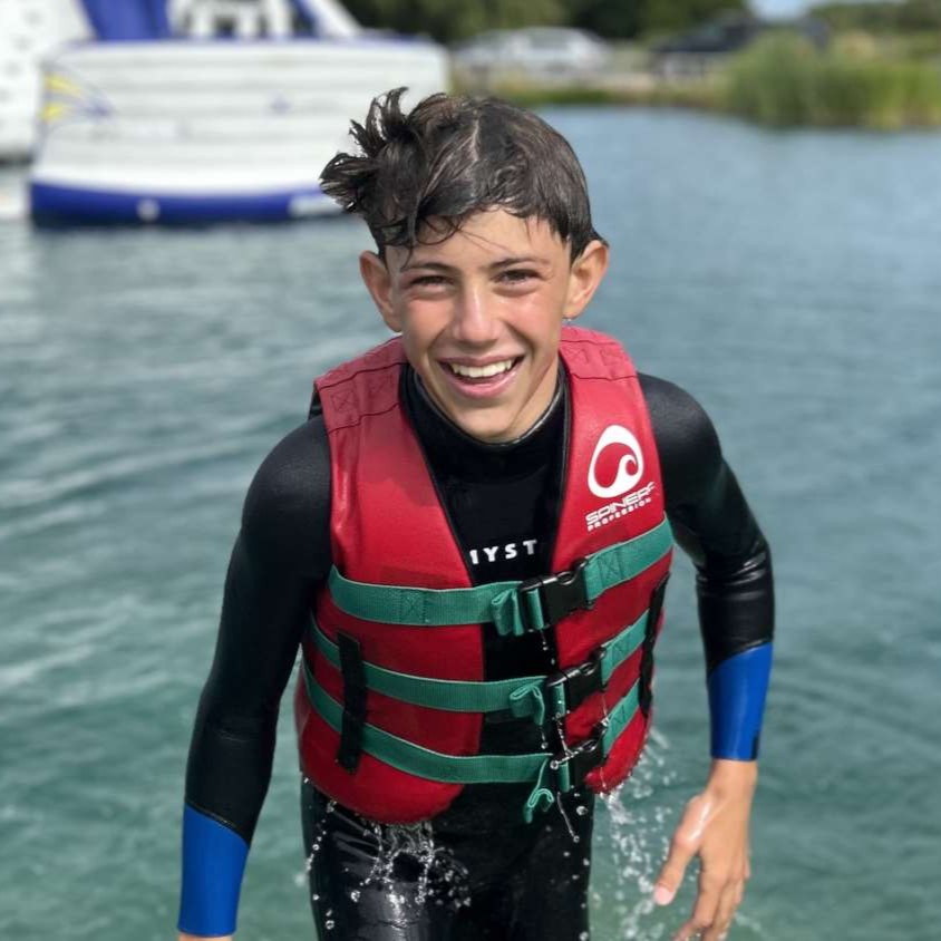 student at summer camp 